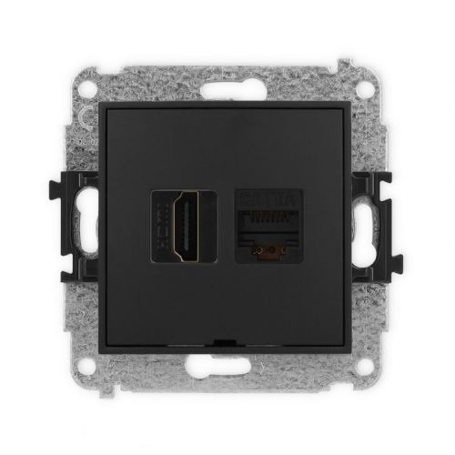 KARLIK MINI Gniazdo HDMI 2.0 4K + komputerowe RJ45 kat.6A Czarny mat - przechwytywanie[73].jpg